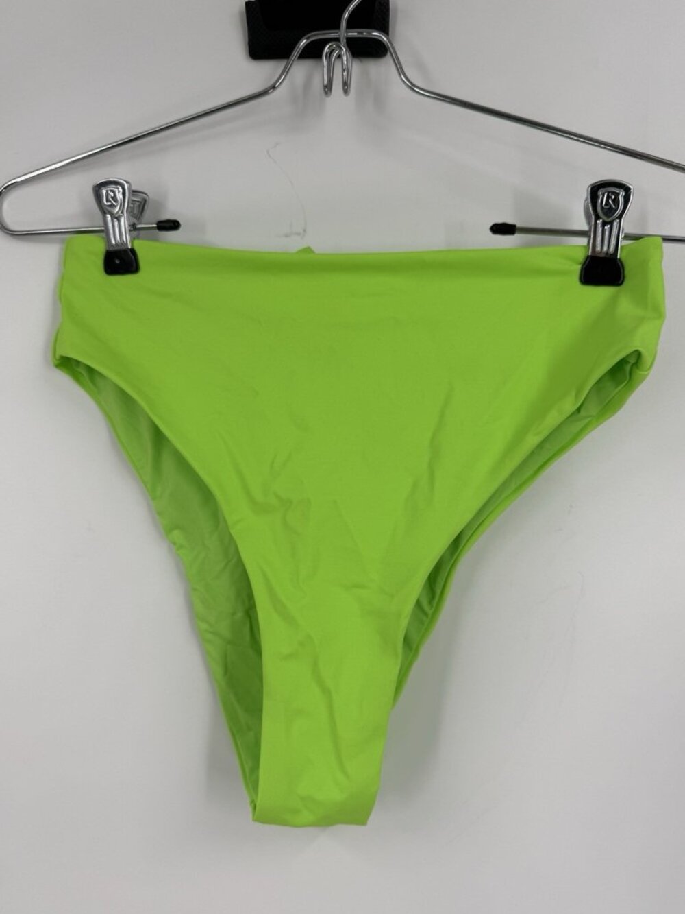 Skims Recycled Swim Mid Waist Bikini Bottom Neon Green Size Small